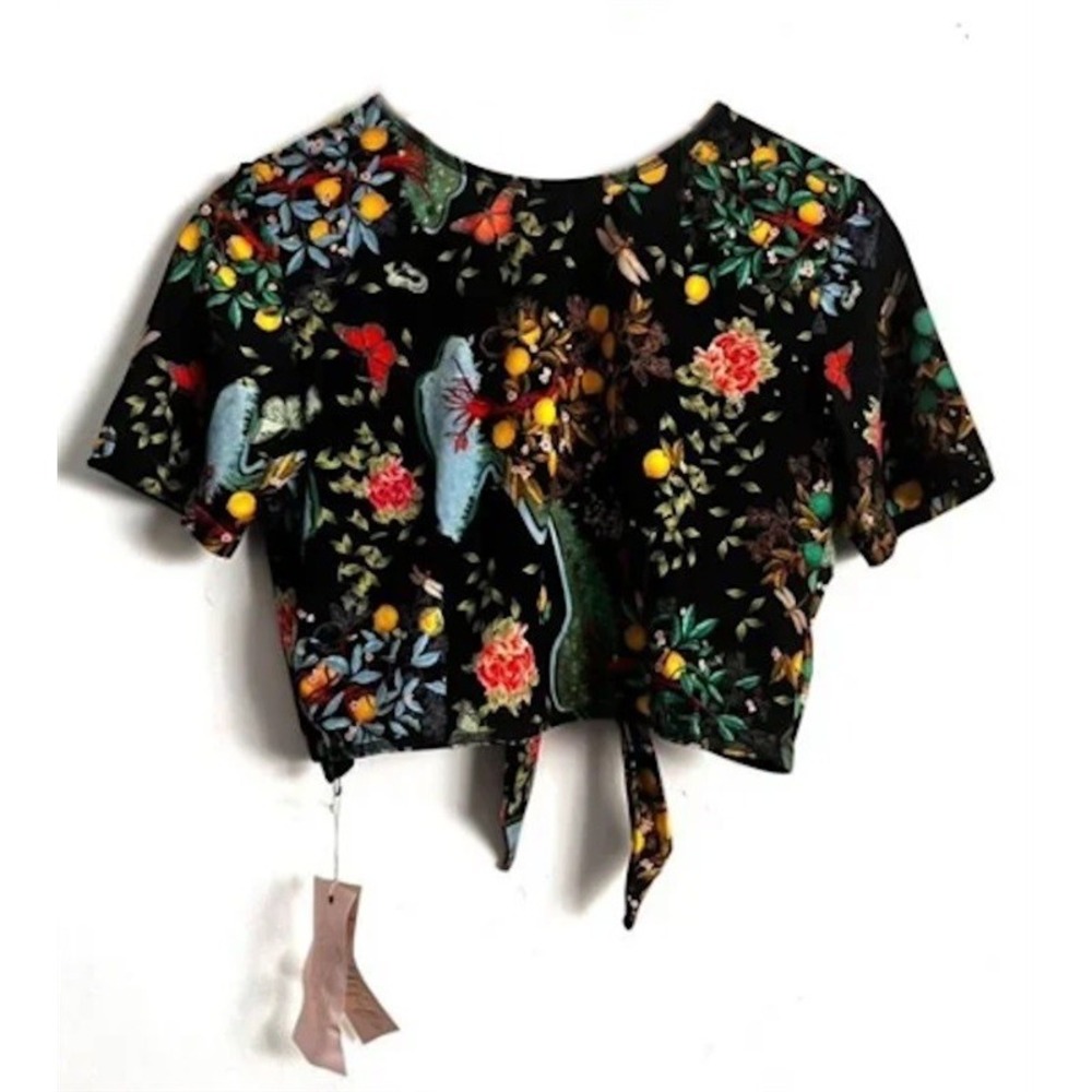 NWT Free People HAH Hot As Hell M All Tied Up Kyoto Kimono Reversible Top 121071 - Picture 3 of 3